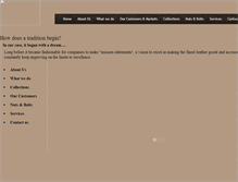 Tablet Screenshot of leatherhunte.com